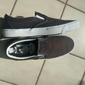 Vans Men's Brown Slip-On Shoes